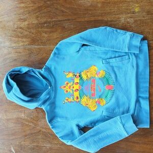 Nike x LeBron James 'Strive For Greatnes' Youth Blue Hoodie, Sz Large